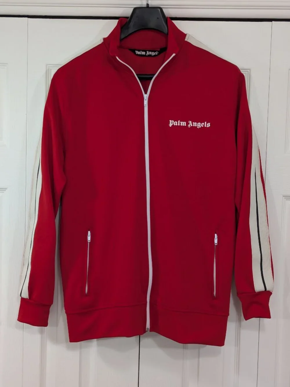 Palm Angels Red Classic Track Jacket - Picture 5 of 12